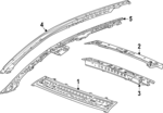 85606122 - : Rear Header for Cadillac: LYRIQ Image