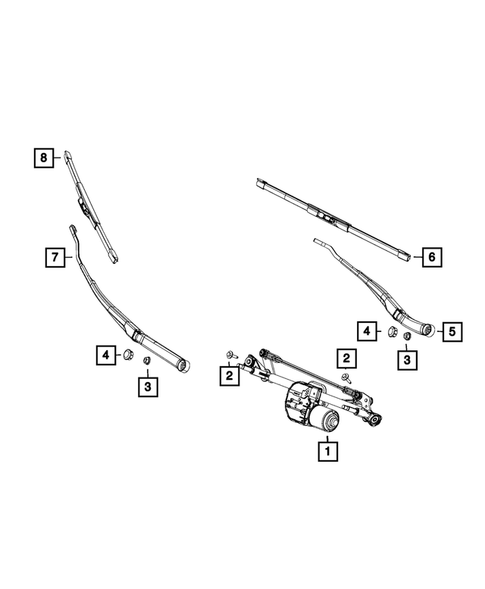 Wiper and Washer System for 2015 Chrysler 200 #0