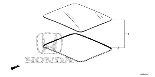 Roof Glass for 2016 Honda Pilot #0