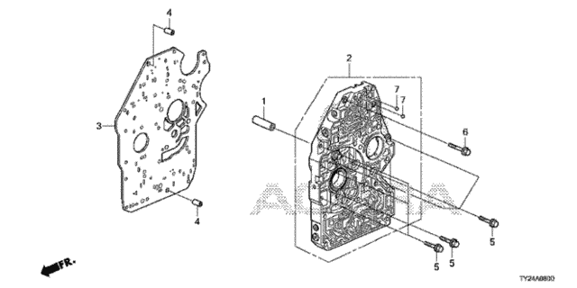 AT Main Valve Body (6AT) for 2015 Acura RLX #0
