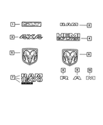 68535686AB - Exterior Ornamentation: Ram Head Medallion for Mopar Image