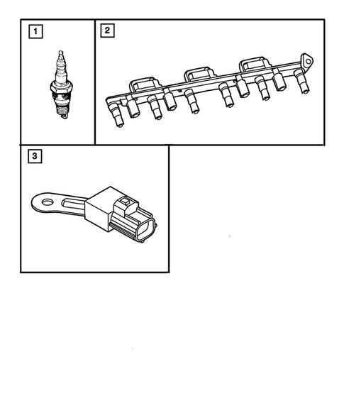 Spark Plugs-Cables-Coils for 2001 Jeep Cherokee #0