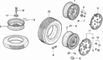 44723SEA003 - Chassis: WEIGHT, BALANCE (30G) (YAMATE) for Honda Image