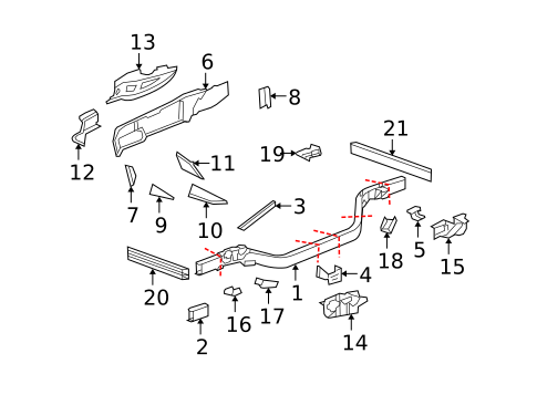 Frame & Components for 2010 Chevrolet Corvette #0