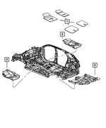 1WG84DX9AB - Interior Trim: Front Floor Carpet, Right for Mopar Image