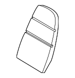 9P1881551 - Body: Seat Back Pad for Porsche Image