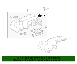 2016-2026 GM Upper Engine Intake Manifold Sight Shield Grommet 12660941 ...
