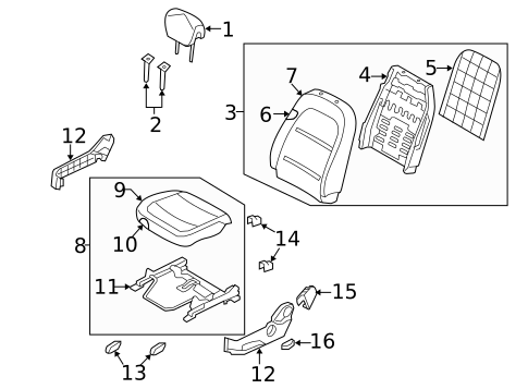 Power Seats for 2008 Hyundai Azera #1