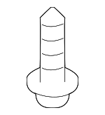 1249205123 - Body: Side Gate Trim Screw for Kia: Amanti, Borrego, Cadenza, Carnival, EV6, EV9, Forte, Forte Koup, Forte5, K4, K5, K900, Niro, Niro EV, Optima, Rio, Rio5, Sedona, Seltos, Sorento, Soul, Soul EV, Sportage, Stinger, Telluride Image