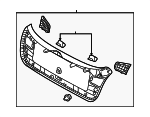 81750A7000WK - Body: Lower Gate Trim for Kia: Forte5 Image
