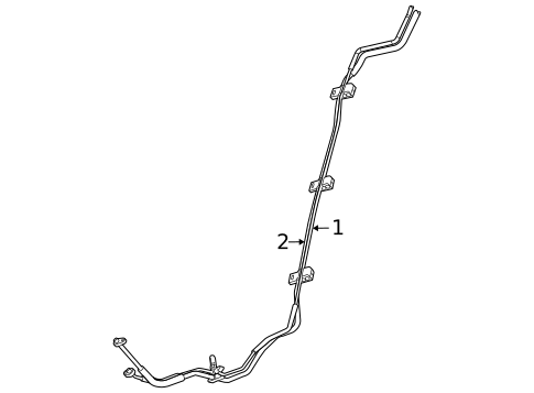Rear AC Lines for 2010 Ford Flex #0