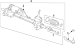 53620T90A03 - : Rack And Pinion Assembly for Honda: Pilot Image