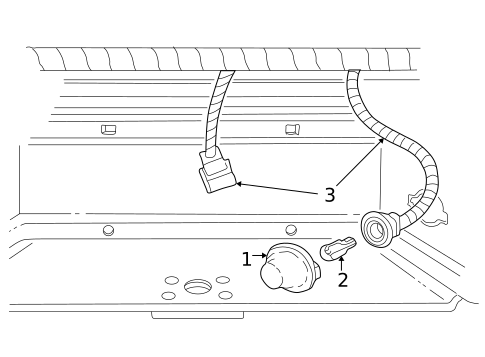 License Lamps for 2004 Ford Excursion #0