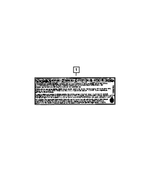 68015895AA - Labels: Battery Label for Mopar Image