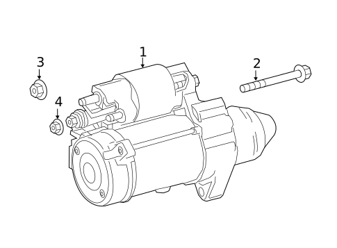 Starter for 2018 INFINITI Q60 #0
