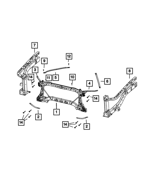 Radiator and Related Parts; Charge Air Cooler for 2022 Ram 3500 #3