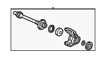 44500S84A00 - Suspension: Intermediate Shaft for Honda: Accord Image image