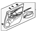 83500T5AA42ZA - : Door Trim Panel for Honda: Fit Image