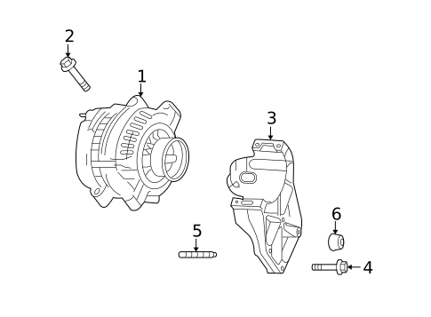 Alternator for 2007 Chevrolet Monte Carlo #0