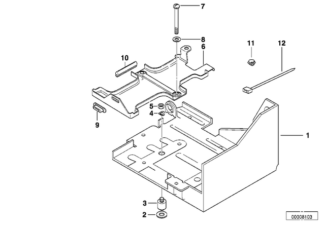 61212310918 - : Screw - M6X185 for BMW-Motorrad Image