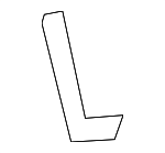 T2R10834 - : Seat Belt Guide for Jaguar: F-Type Image