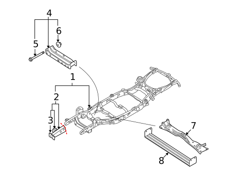 Frame for 2010 Ford Explorer Sport Trac #0