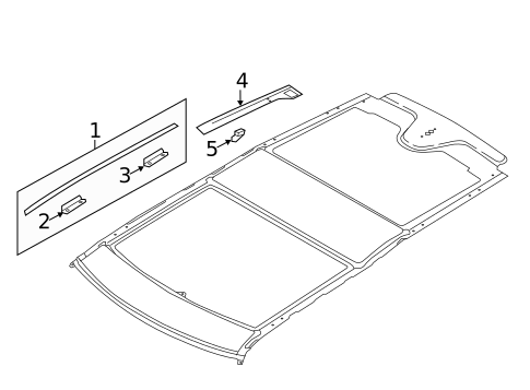 Exterior Trim - Roof for 2023 Land Rover Discovery #0