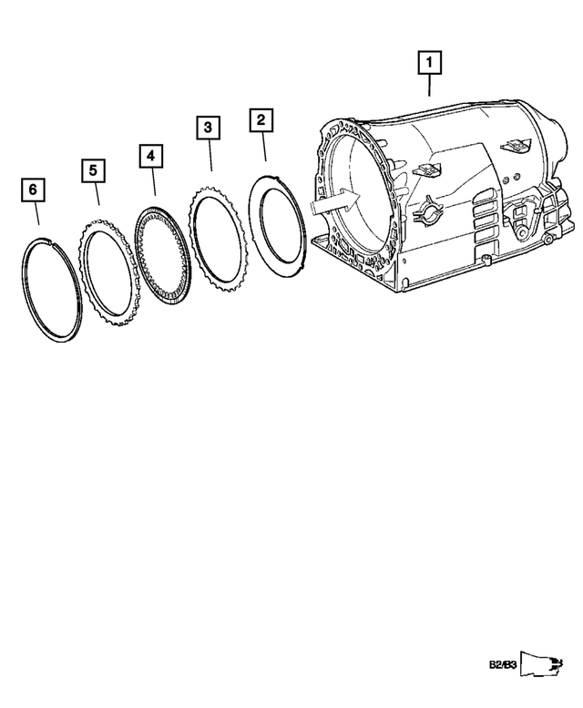 52108356AA - Automatic Transmission 5 Speed [DGZ]: Spring Disc for Mopar Image