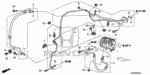 80360TA0A00 - Body/Air Conditioning: CLAMP A, AIR CONDITIONER PIPE for Honda Image