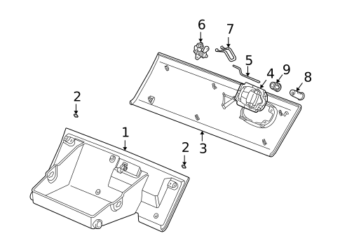 Glove Box for 2005 Saturn Vue #0