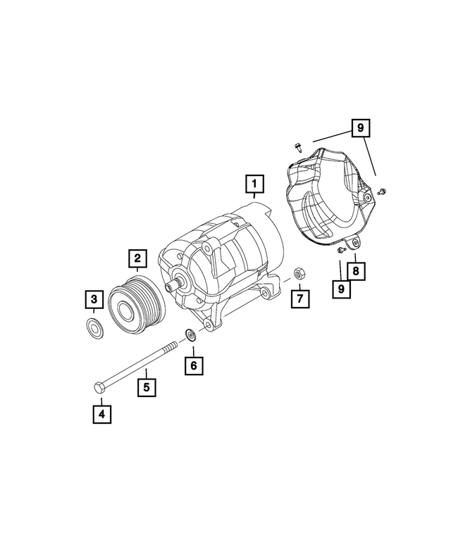 R8324630AA - Electrical: Engine Generator, Remanufactured for Mopar Image