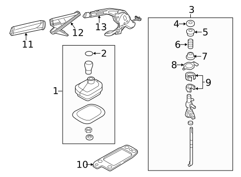 Gear Shift Control for 2012 Volkswagen Jetta #0