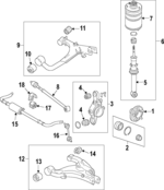 LR021643 - : Lower Control Arm for Land-Rover Image