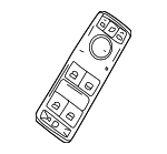 16690544009107 - Body: Window Switch for Mercedes-Benz Image