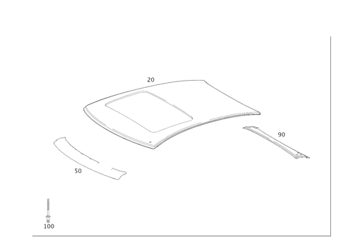 Roof for 2006 Mercedes-Benz CL65 AMG #0
