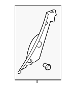 19184797 - Body: Lower Quarter Trim for Pontiac: Vibe Image