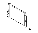 21745 - Cooling System: ACDelcoâ„¢ Radiator Assembly for Chevrolet: Aveo, Aveo5 Image