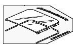 70250T90A32 - Body: Rear Glass for Honda Image