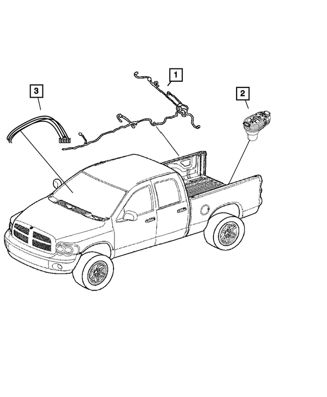 68077707AC - : Chassis Wiring for Mopar Image