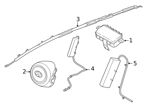 Air Bag Components for 2025 Hyundai Tucson #0