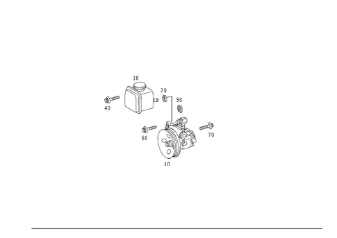Power Steering Pump for 2002 Mercedes-Benz SLK320 #0