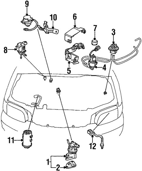 Powertrain Control for 1995 Honda Odyssey #1