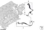 11538831224 - Engine: Coolant Return Line for BMW Image