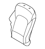 884804Z030VAU - : 2013-2015 Hyundai Santa Fe Sport - Seat Back Cover for Hyundai: Santa Fe Sport Image