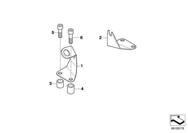 46547699810 - Audio, Navigation, Information Systems: Isa Screw - M8X50-U1-A2-70 for BMW-Motorrad Image