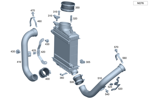 Charge Air Cooling for 2021 Mercedes-Benz GLC43 AMG #0