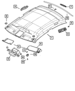 1UV30DX9AB - Interior Trim: Headliner for Mopar Image