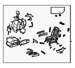 712006C222A0 - Body: Seat Assembly for Lexus: GX470 Image