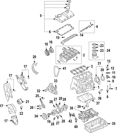 Mounts for 2004 Volkswagen Passat #0