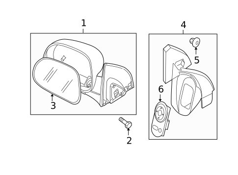 Mirrors for 2004 Suzuki Forenza #0
